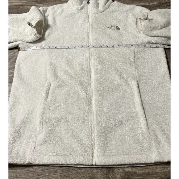 The North Face Women's Osito Full Zip Fleece Jacket Size XL in Moonlight Ivory - Picture 13 of 16